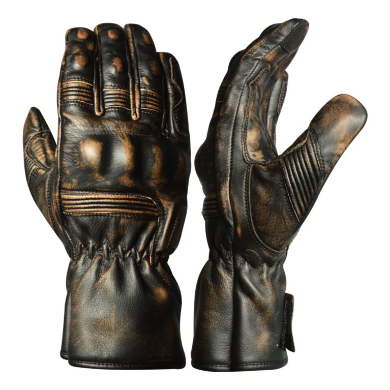 Real Leather Motorcycle Gloves